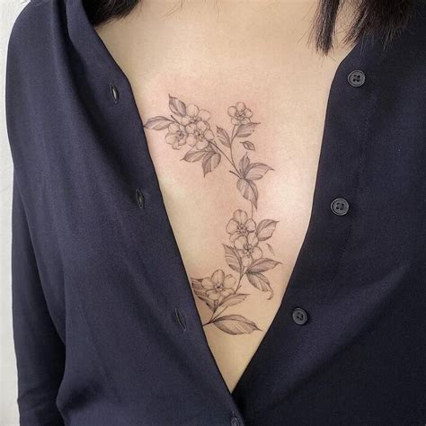 30 Unique Sternum Tattoos For Females